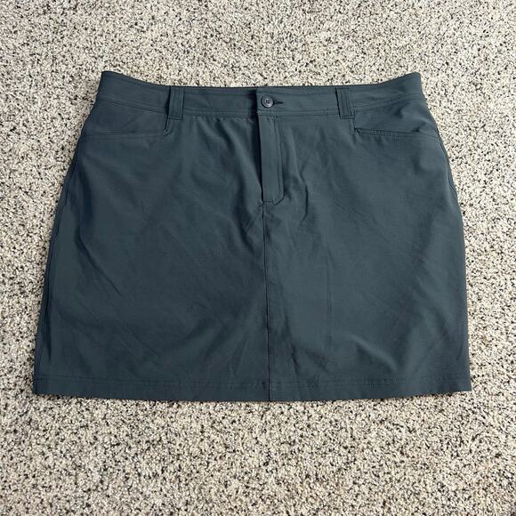 Eddie Bauer Gray Skort Size 16 Athleisure Activewear Pickleball Golf - Picture 5 of 6